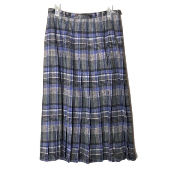 Pendleton Dresses & Skirts - Vtg Pendleton ladies 100% wool pleated skirt size 14 modest sustainable
